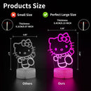 AIHYING Cat Night Light Cute Night Light - Anime Charater 16 Color Change Decor Kitty Lamp with Remote, Dim,… — 2