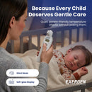 Exergen TAT-2000C+ Thermometer for Adults, Kids, & Newborns, 9V Included — 2