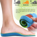 Ailaka Kids Shock Absorbing Insoles, Arch Support Sports Inserts - Green — 3
