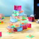 48 Pieces Brain Teaser Puzzle Cubes, Mini Maze Fidget Toys, Cute Style — 5