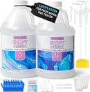 LEEYA RESIN Epoxy Resin1 Gallon Kit，Bubble Free & Non-Toxic 2 Part Resin — 1