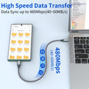 USB C to C Cable (3 Pack 1ft),Short USB Type C Fast Charging Nylon Braided Charger Cord Compatible with iPhone 18 17 16 Pro/15 Pro Max Android Samsung Galaxy S26 S25 S24,MacBook Pro, iPad Pro USB-C 3