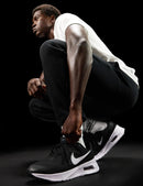 Nike Men's Air Max Nuaxis Shoes - Black/White/Black/White — 2