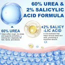 Urea Cream Stick 60% Plus 2% Salicylic Acid, Extra Strength Urea Foot Cream for Dry Cracked Heels, Callus Remover for Feet,Moisturizing Lotion for Hands, Knees,Elbows,Softens and Exfoliates Dead Skin — 4
