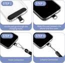 CACOE Cell Phone Lanyard, Black, 2 Pcs photo 2
