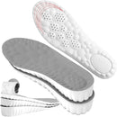 Height Increase Insoles for Men – 4D Cloud-Like Memory Foam Height Booster Insoles - Shock Absorbing Trim-to-Fit Steppers Insoles for Confidence & Effortless Comfort (Gray, 1.4IN / US M 7.5-10.5) — 1