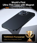 TORRAS Magnetic Slim-Fit for iPhone 16 Pro Case Thin Black — 5