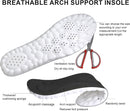 4D Cloud Steppers Insoles for Men Women Shock Absorption Anti - Black(2pairs+scissors) - Men: Us 4-7.5/ Women: Us 5-8.5 — 7