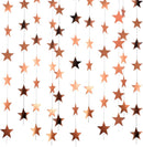 Patelai 130 ft Star Garland Banner Decor,Rose Gold | 130 feet — 1