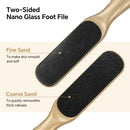 Nano Glass Foot File, Foot Callus Remover, Double Sided Pedicure Tools for Feet, Dual Use of Dry and Wet, Professional Hygienic Foot Scrubber to Achieve Smooth, Silky Feet Instantly (Golden) — 2