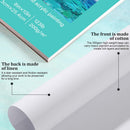 25 Sheets Canvas Paper Pad 8x10 Inches, 200GSM Canvas Sheets for Painting | 8”x10” — 3
