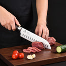 imarku Santoku Knife 7 Inch with Sharp Japanese High Carbon Stainless Steel