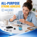 Super Glue, 4.37 Fl OZ All-Purpose Strong Adhesive for Plastic, Metal, Ceramic, Leather, Wood, Fast-Drying… — 8
