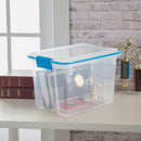 Sterilite Gasket Storage Box with Lids for Home & Office, 20 Quart, 6-Pack. — 6