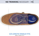 Comfort Zone Tri-Balance 3/4-Length Gel Insoles for Men, 8-12, 3-Pack — 4