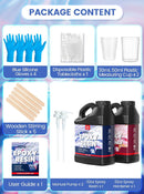 Jarezina 64OZ Epoxy Resin Kit, 1:1 Easy Mix Casting Resin for Crafts — 3