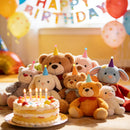 CANREVEL Mini Party Hats for Stuffed Animals Headwear, Birthday Hats | Felt - 16 PCS — 6