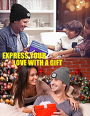 MELASA Unisex Beanie with The Light Hands Free Winter Beanie Gifts for Men — 5