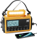 Raynic Emergency Radio, 5000mAh/18500mWh Weather Radio, Solar Hand Crank Radio with AM/FM/SW/NOAA Alert, Cell Phone Charger, Headphone Jack, Flashlight and SOS Siren — 1