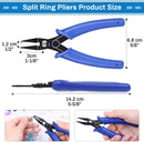 Evatage Split Ring Opener Tool - Keychain Pliers for Jewelry Making — 4