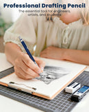 STAGEEK 0.7mm Mechanical Pencil, Drawing Pencil, with Eraser, 60 HB Leads | Blue — 3