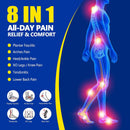 Plantar Fasciitis Insole Arch Support Inserts Women Men for All Day Comfort - Red — 2