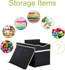 YOLOXO Toy Box Chest, Collapsible Sturdy Storage Bins with Lids, Extra Large Kids Toy Storage Organizer Boxes Bins Baskets for Kids, Boys, Girls, Nursery Room, Playroom, Closet (BLACK) — 6