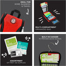Be Smart Get Prepared 330 Pc First Aid Kit Car Home Office Outdoor in a Bag | 330 Piece Set — 5
