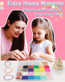 Mio Angle Bracelet Making Kit for Beginner 5000Pcs Preppy Polymer Friendship Bracelet Making with Charms Kit for… — 6