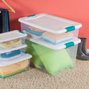 Sterilite Latching Storage Box, See-Through Base, 32-Qt — 6