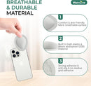 Welnove Metatarsal Pads for Women Men - Drip-Shape - 3 Pairs Breathable Ball-of-Foot Cushions - Soft Ball of Foot Pads for Metatarsalgia, Morton’s Neuroma, Fit for High Heels, Shoes - Gray 5