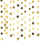Glitter Star Garland Banner Decoration, 130 Feet Bright Star Hanging Bunting Banner Backdrop for Engagement Wedding Baby Shower Birthday Christmas Party Decor (Gold) — 1