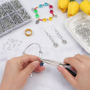 PAXCOO 4600Pcs Silver Jump Rings with Jump Rings Open/Close Tools for Jewelry Making and Necklace Repair (Assorted… — 7