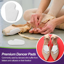 Cutecrop 20 Pcs Felt Dancers Pads, 1/4" Sesamoiditis Pads, White, Right 6