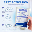 25 Pack Instant Ice Packs for Injuries, Disposable Instant Cold Pack — 3