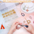 Hypoallergenic Earring Making Kit, modacraft 2000Pcs Earring Making Supplies Kit with Hypoallergenic Hooks, Earring… — 7