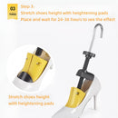 Shoes Stretcher For Women Men - Boots Tree Adjustable Length & Width, For Flat Shoes, Sneakers And Sandals Stretching | yellow — 3