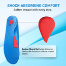 Vasyli Custom Full Length Insoles, Arch Support Shoe Inserts, L, Blue — 3