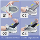 Carbon Fiber Insole, 1 Pair Rigid Shoe Insert for Men & Women Recovery of Arthritis, Turf Toe, Morton's Extension, Hallux Rigidus Insole Support (10.83"-275mm-Men's 11-11.5/Women's 12-12.5) — 5