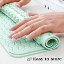CAKETIME 2 Pack Multicolor Silicone Dish Drying Mat for Kitchen Counter…