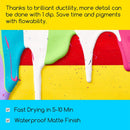 MEEDEN Soft Body Acrylic Paints Set: Matte Finish 24 Colors x 60ml/2oz | 24 Colors Set — 5
