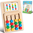 V-Opitos Color Matching Puzzle, Montessori Brain Teaser for Kids Ages 3-7 — 1
