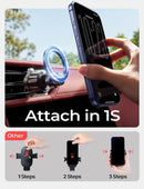 LISEN for MagSafe Car Phone Mount for iPhone 18 Pro Max, Magnet Magnetic Phone Holders for Your Car 2-in-1 Vent Dashboard Magnet Cell Phones Holder Mounts fit iPhone 18 Pro Max 17 16 15 14 13 12 photo 6