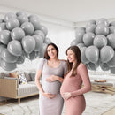 Gray Balloons 12 inch, Grey Latex 50pcs Party Balloons — 5