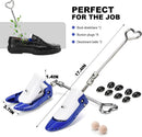 Boot Stretchers for Cowboy Boots Thick Wide Feet, Adjustable Men Women Shoe High Instep & Width Toe Box Expander | blue — 4