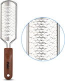 Professional Pedicure Foot File, Colossal Stainless Steel Detachable Foot Scrubber, Hard Skin Removers Pedicure Rasp for Wet and Dry Feet — 1