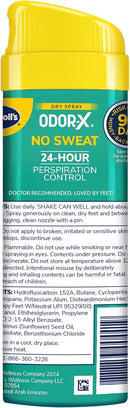 Dr. Scholl's Odor X Foot Spray & Foot Deodorant Antiperspirant, 3.8 Oz — 8