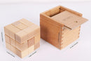 TOWO Large Wooden Soma Cube Puzzle, IQ Logic Brain Teaser Toy — 5