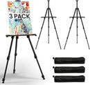 RRFTOK 3 Pack 17-66 Inch Art Easel Stand for Painting and Sign, Black | 66B 3-Pack — 1