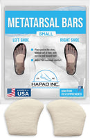 HAPAD Metatarsal Bar - Small, Ball of Foot Pad Wool Felt Shoe Insert 1